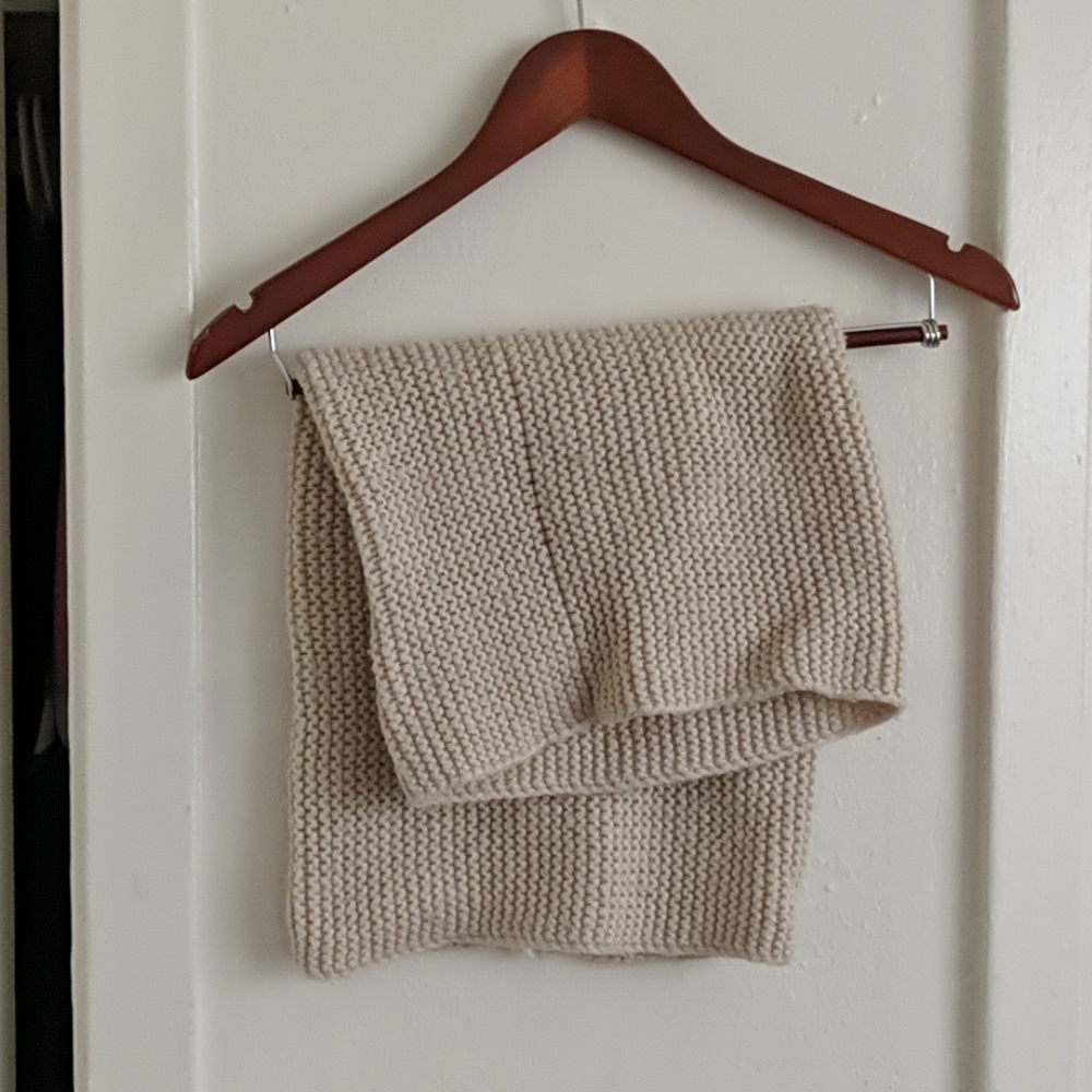 Cream scarf